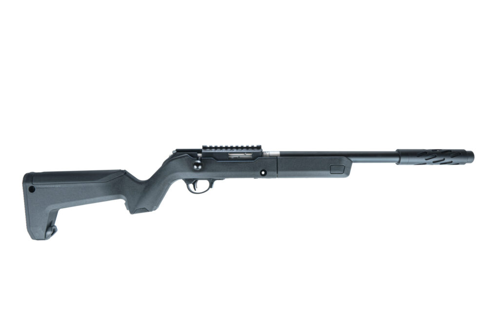 Product image of the right side of the Owyhee Takedown Magnum SBX™ Rifle .22WMR Black - Backpacker Black