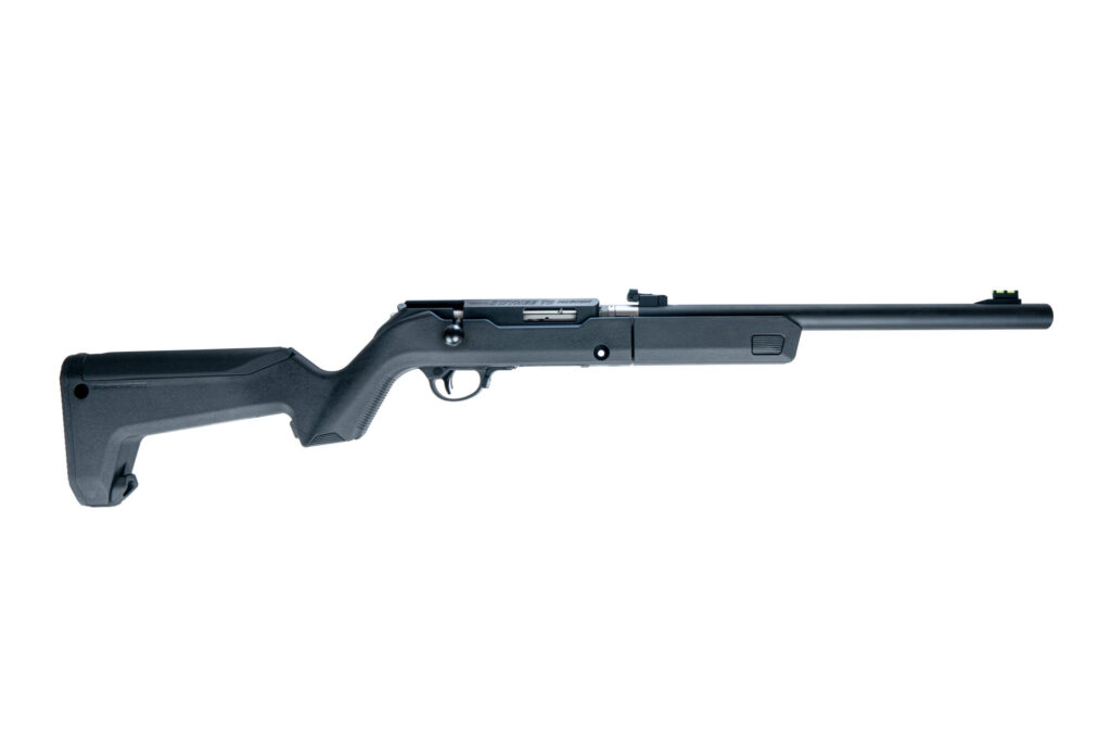 Product image of the right side of the Owyhee Takedown Magnum Rifle .22WMR Black - Backpacker Black