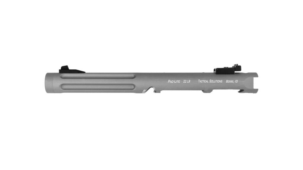 Product image of the GUN METAL GRAY PAC-LITE IV 6” BARREL - FLUTED