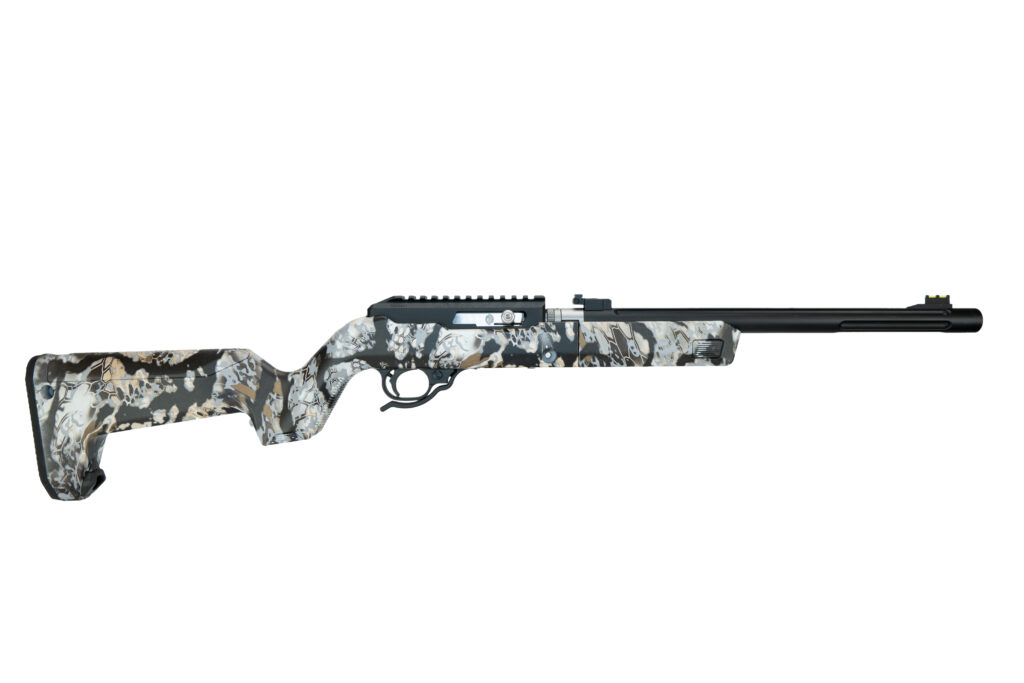 Product image of the MATTE BLACK X-RING VR® TAKEDOWN RIFLE / BACKPACKER STOCK / KRYPTEK® OBSKURA SKYFALL™
