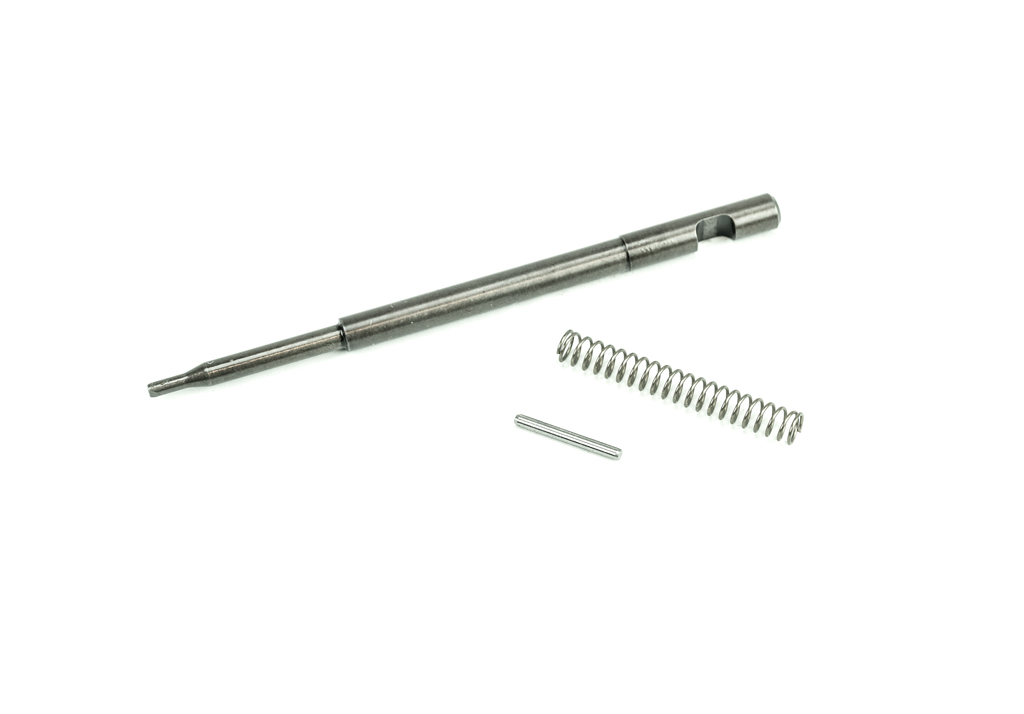 Close up product image of the components within the X-RING® Firing Pin Kit.