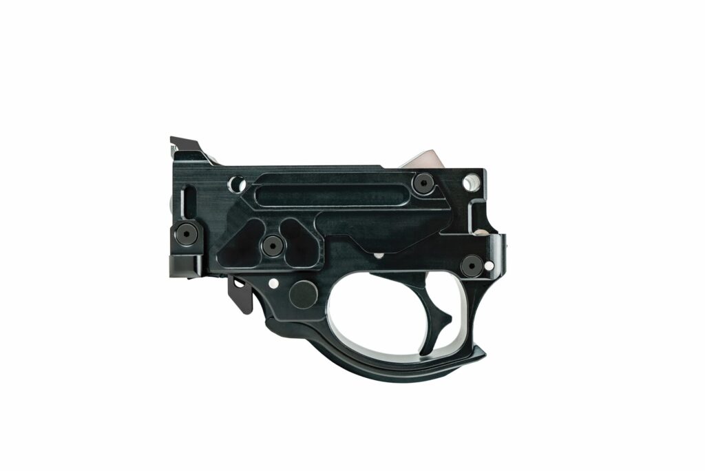 Side view of the XRT Trigger for Ruger® 10/22® and X-RING Rifles.