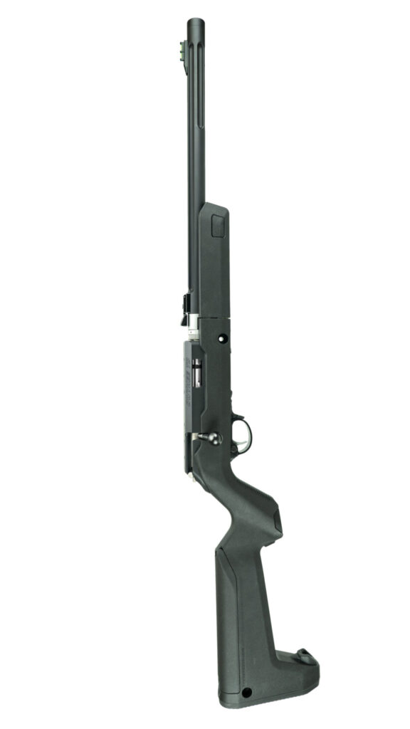 Vertical product image of the right side of the OWYHEE BOLT-ACTION TAKEDOWN RIFLE / BACKPACKER STOCK / .22 LR