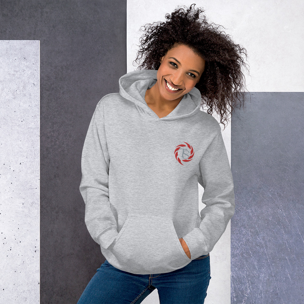 Woman wearing a grey TacSol