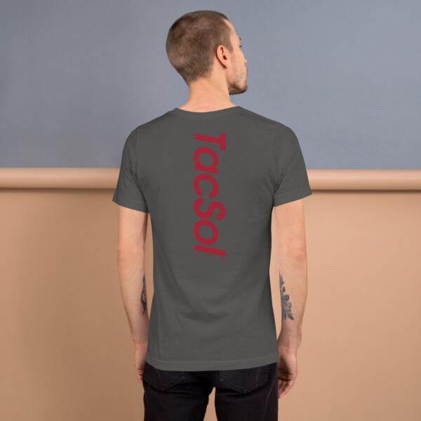 TacSol Icon [Front] Vertical [Back] Men's T-Shirt - Image 9