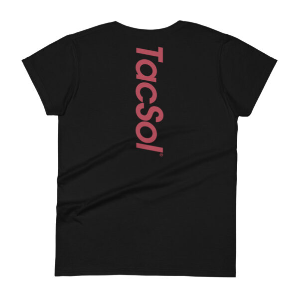 TacSol Icon [Front] Vertical [Back] Women's T-Shirt - Image 4
