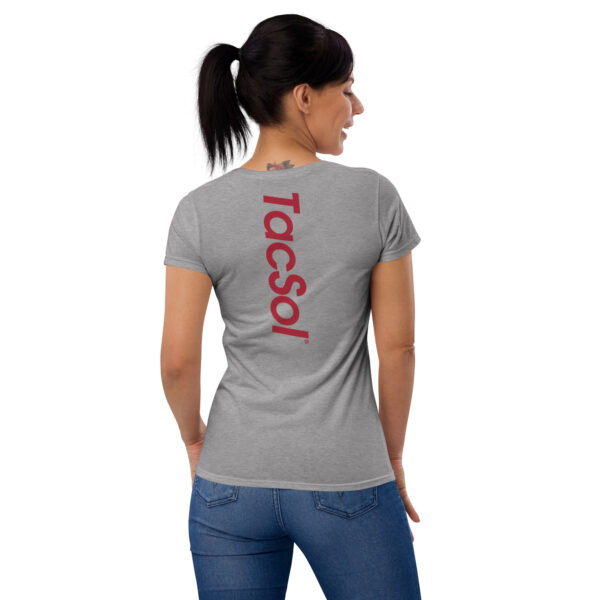 TacSol Icon [Front] Vertical [Back] Women's T-Shirt - Image 10