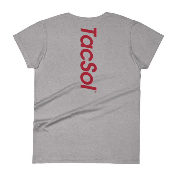 TacSol Icon [Front] Vertical [Back] Women's T-Shirt - Image 12