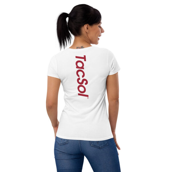 TacSol Icon [Front] Vertical [Back] Women's T-Shirt - Image 5