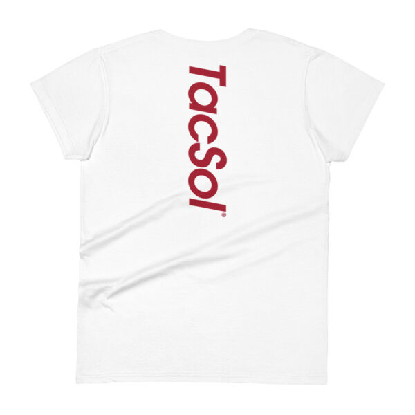 TacSol Icon [Front] Vertical [Back] Women's T-Shirt - Image 8