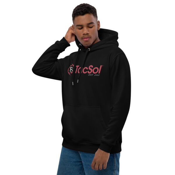 Premium Eco TacSol Black Hoodie - Image 2