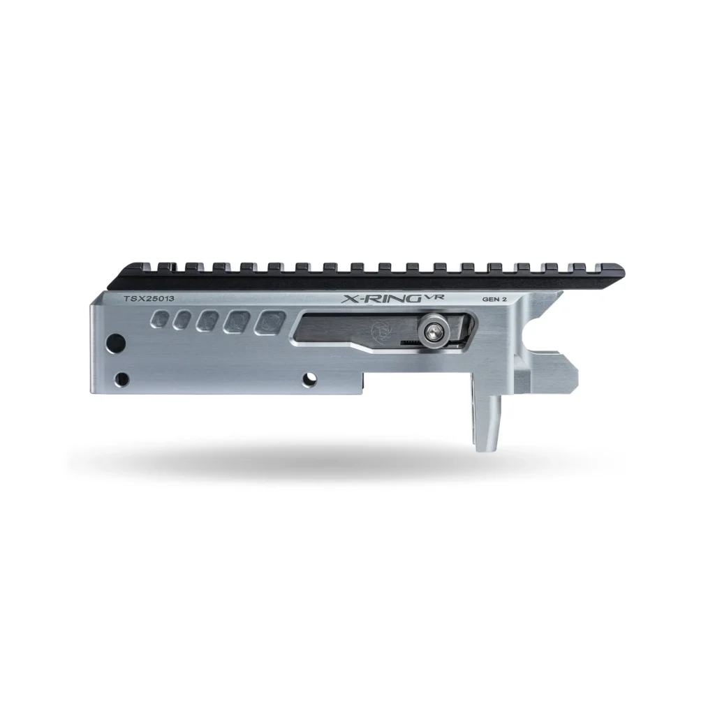 Product image of the 10 MOA long pic rail. on gen 2 x-ring vr receiver.