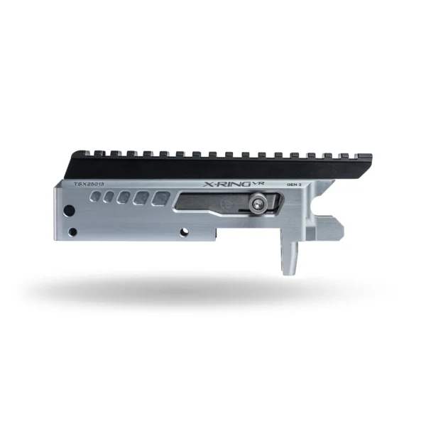 Product image of the 40 MOA Long pic rail. on gen 2 x-ring vr receiver.